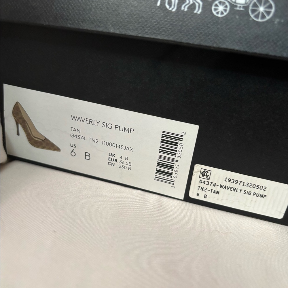 Coach Waverly Brown Women's Heels - Picture 5 of 7